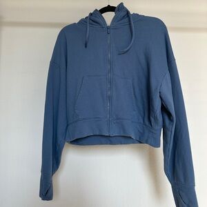 Cropped Women’s Purple Zip up Size M